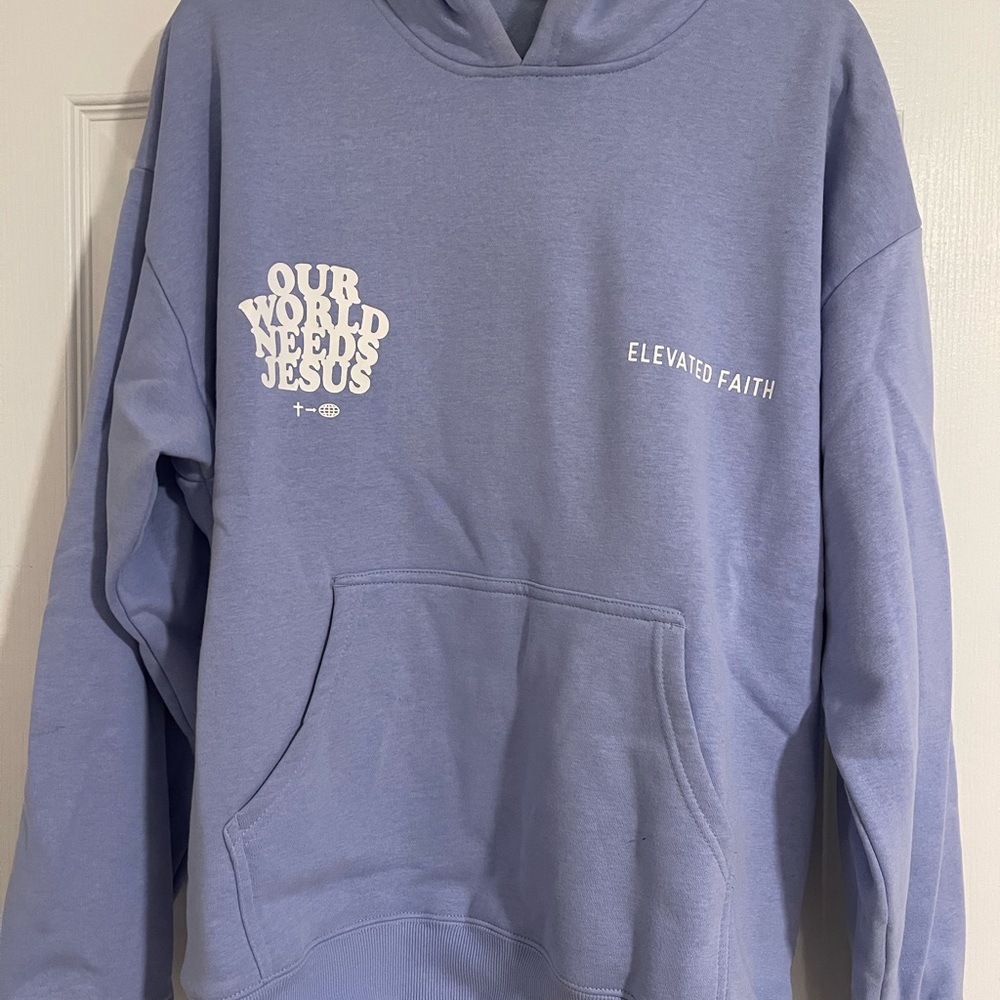Elevated Faith Women's Blue Hoodie